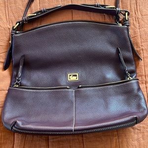 Dooney & Bourke large Dillon purse, Eggplant purple EUC